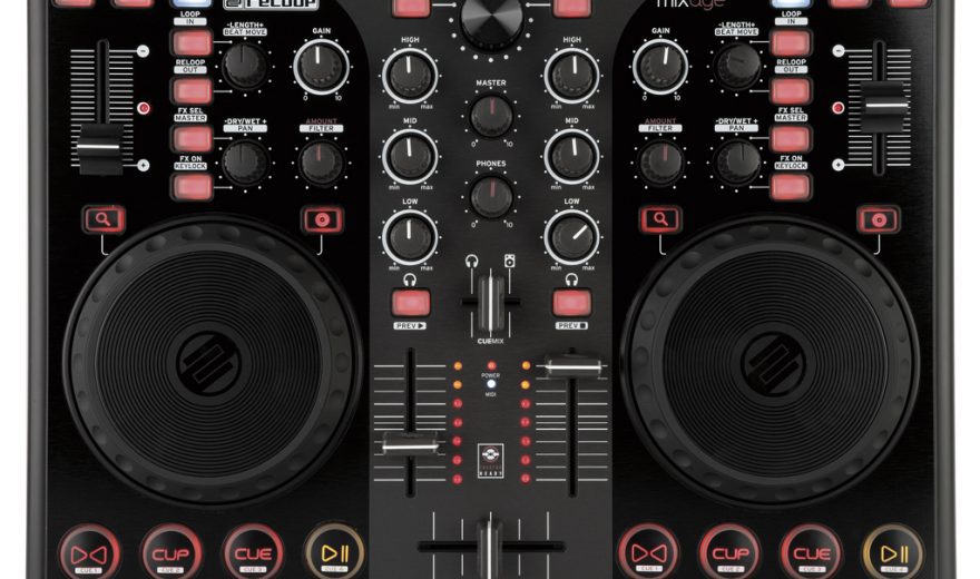 Reloop Mixage, der neue Einsteiger Controller kommt im Mai in die Läden