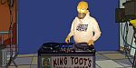 Homer Simpson steht auf Vestax...