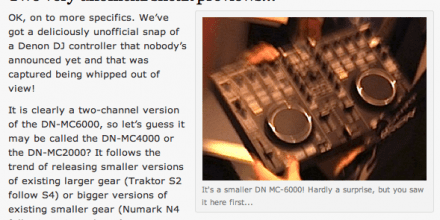 Sneak Preview: Denon MC-3000, 2-Kanal Controller