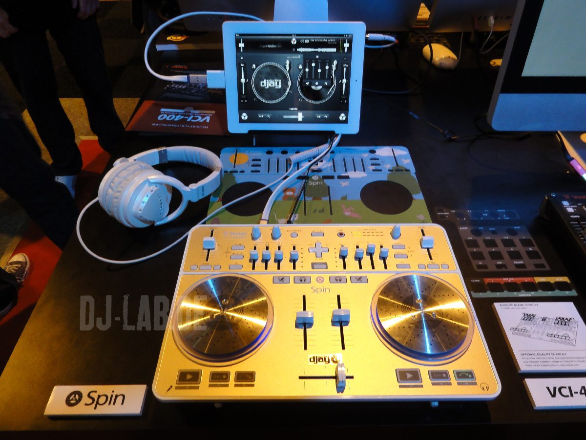 Vestax Spin & Apple iPad