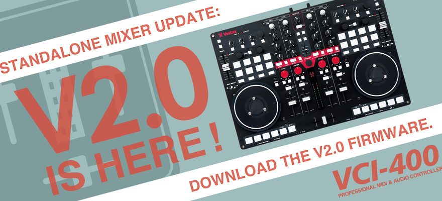 Vestax VCI-400 Stand Alone Mixer Update 2.0
