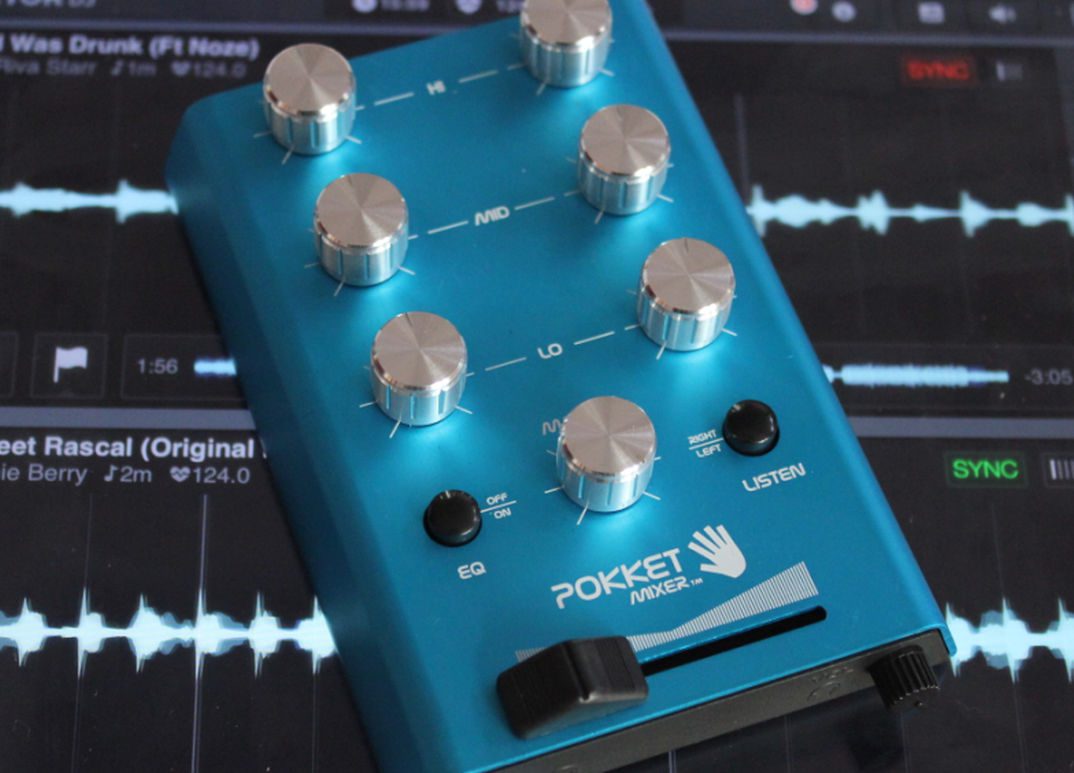 Test: POKKETMIXER - ein mobiles und passives stereo Mini DJ-MischpultReview: Pokketmixer - passive mobile mini-mixer