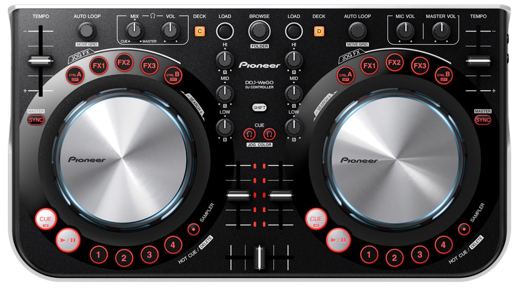 Pioneer DDJ WEGO - Neuer Einsteiger DJ-ControllerPioneer DDJ WEGO - New Entrylevel DJ-Controller