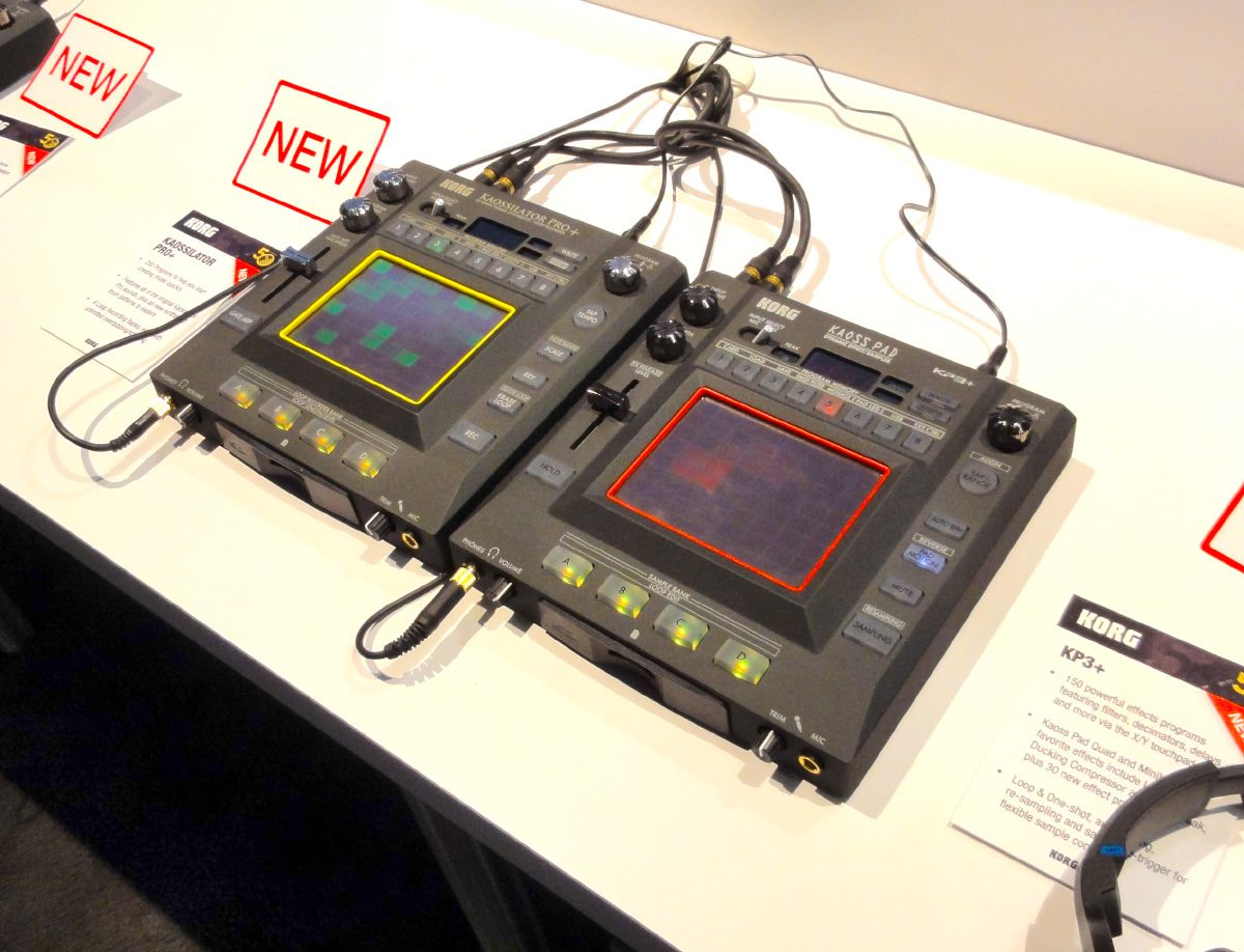 NAMM 2013: Korg Kaossilator Pro+ & Korg Kaosspad 3+NAMM 2013: Korg Kaossilator Pro+ & Korg Kaosspad 3+