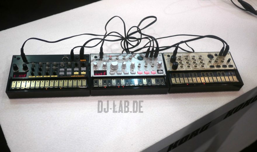 Video &amp; Exklusiv-Interview: Korg Volca Keys, Volca Beats und Volca Bass, Musikmesse 2013Video &amp; Interview: Korg Volca Keys, Volca Beats and Volca Bass, Musikmesse 2013