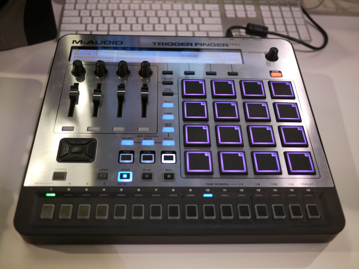 NAMM 2014: M-Audio Trigger Finger Pro - Padcontroller und Stepsequencer