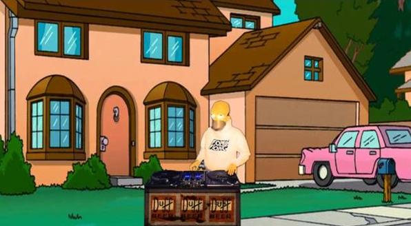 Video: Fong Fong - Homer is a DJ