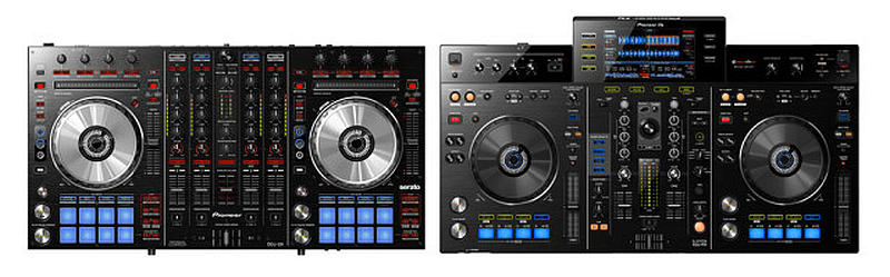Gr&ouml;&szlig;envergleich Pioneer XDJ-RX