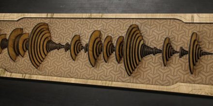 Amen Break in Holz - Ein Drumsample als Kunstobjekt