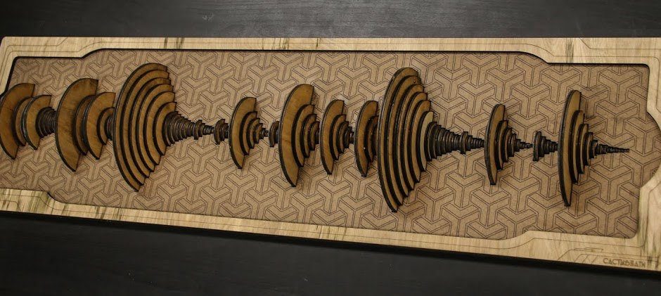 Amen Break in Holz - Ein Drumsample als Kunstobjekt