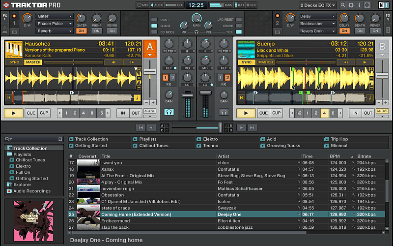 Screenshot TRAKTOR Software