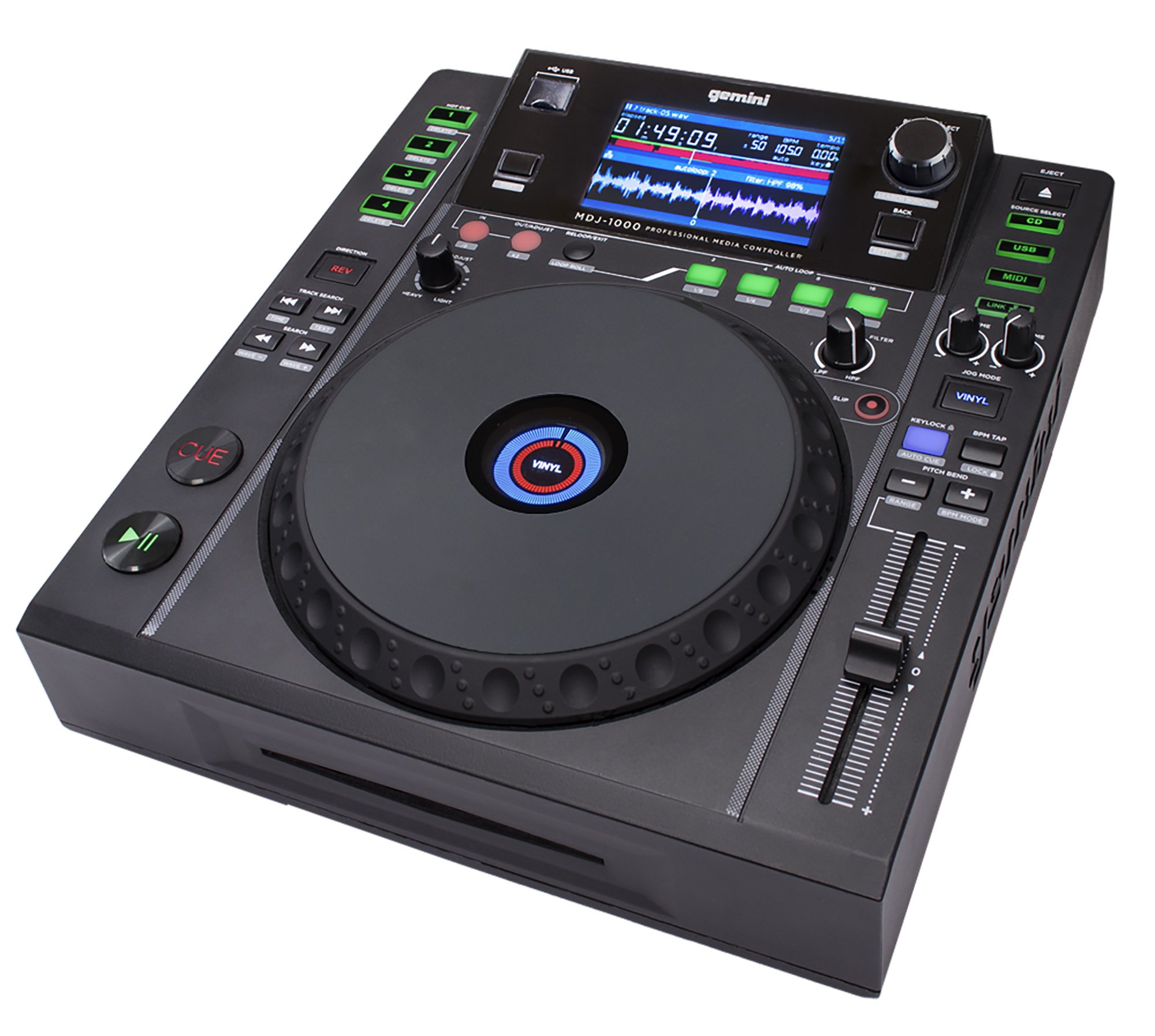 Neu: Gemini MDJ-1000 - Tabletop Crossmedia-Player