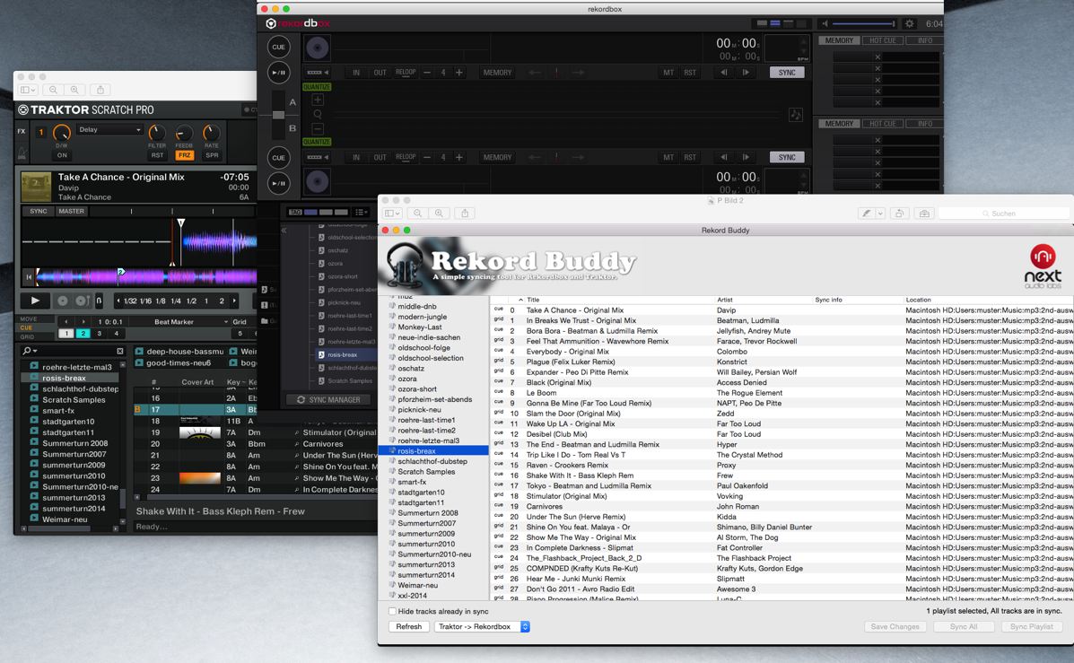 Test: Rekord Buddy – Traktor Pro und Rekordbox Sync-Software