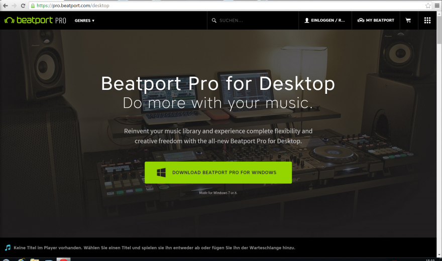 Beatport Pro jetzt auch für Windows
