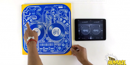 DJ QBerts DJ Controller aus dem Drucker - Novalia Midi-Controller