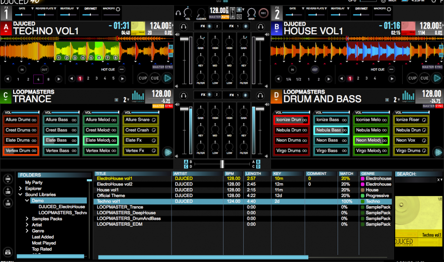 DJUCED 40° 3.0 &amp; Hercules P32 DJ - Pad-Controller mit eigener Software, NAMM 2016