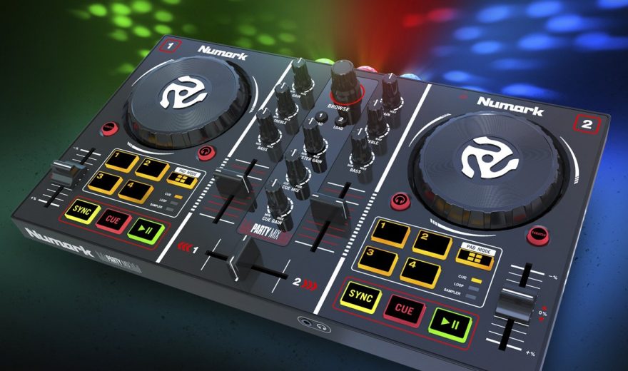 Neu: Numark Partymix - Diskolicht im Controller