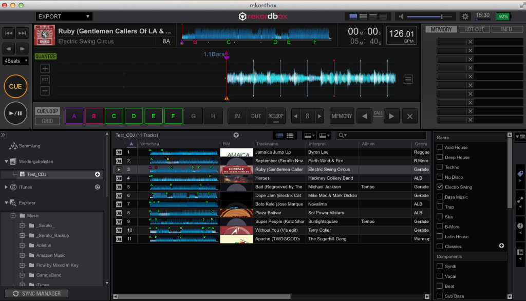 Pioneer CDJ-2000 NXS2 Vorbereitung Rekordbox