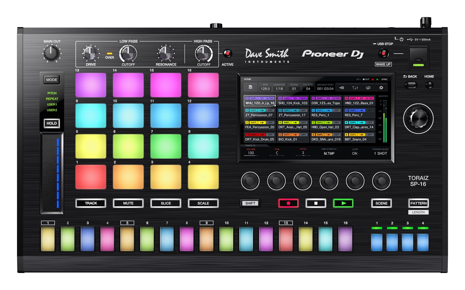 Neu: Pioneer DJ TORAIZ SP-16 - Sampler mit Dave Smith Filter