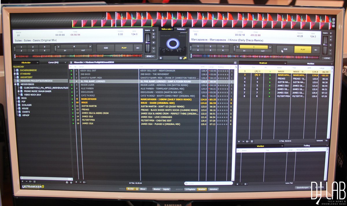 Musikmesse 2016: Ultramixer 5S Entertain - Smartes Update für die DJ-Software