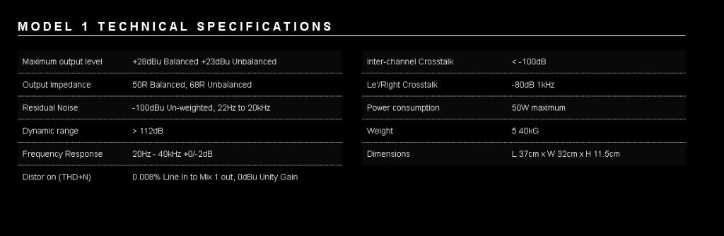 Technical Specifications