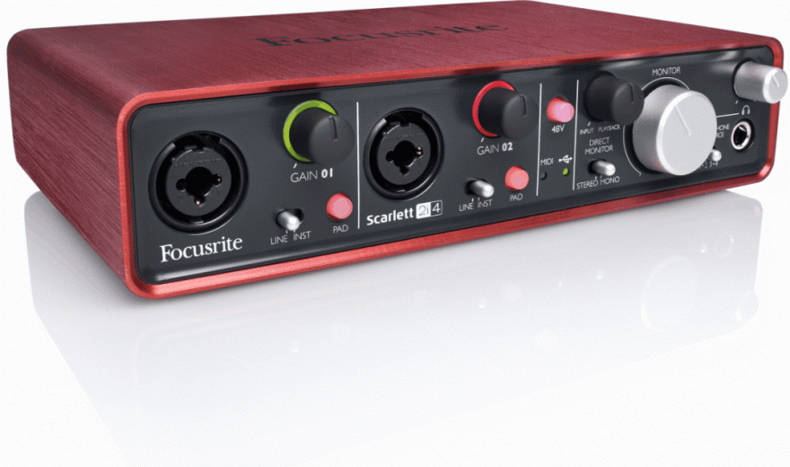 FOCUSRITE SCARLETT 2i4 angekündigt