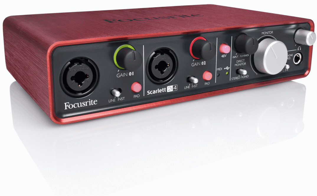 FOCUSRITE SCARLETT 2i4 angekündigt