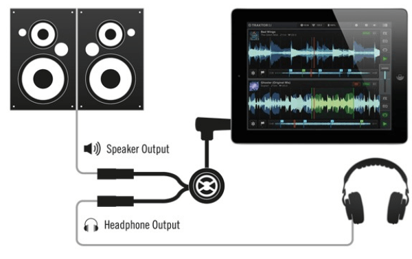 Wie kann ich in einer DJ-App vorhören?
