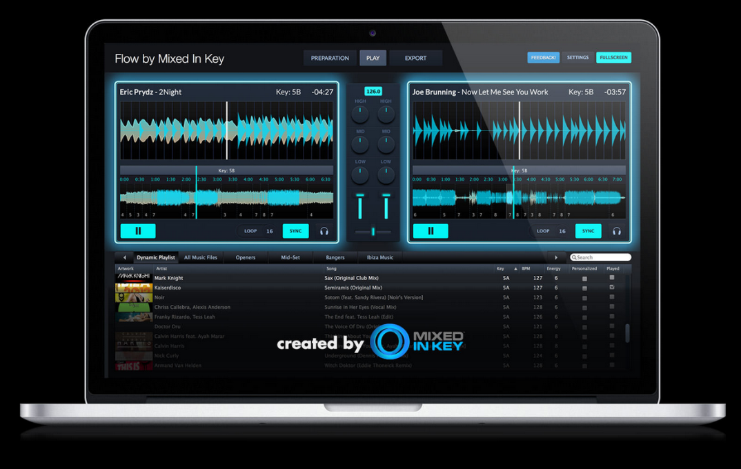 FLOW - Harmonic Mixing mit Energiefaktor 10