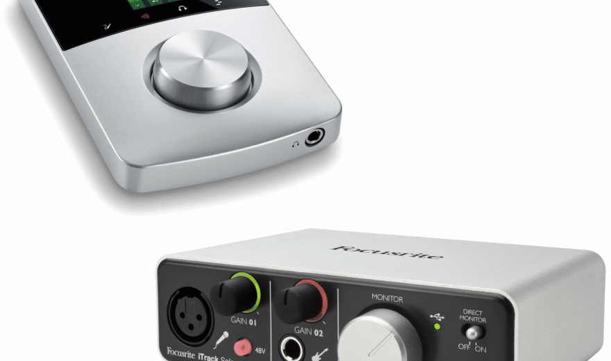 Neu: FOCUSRITE iTRACK SOLO und FORTE