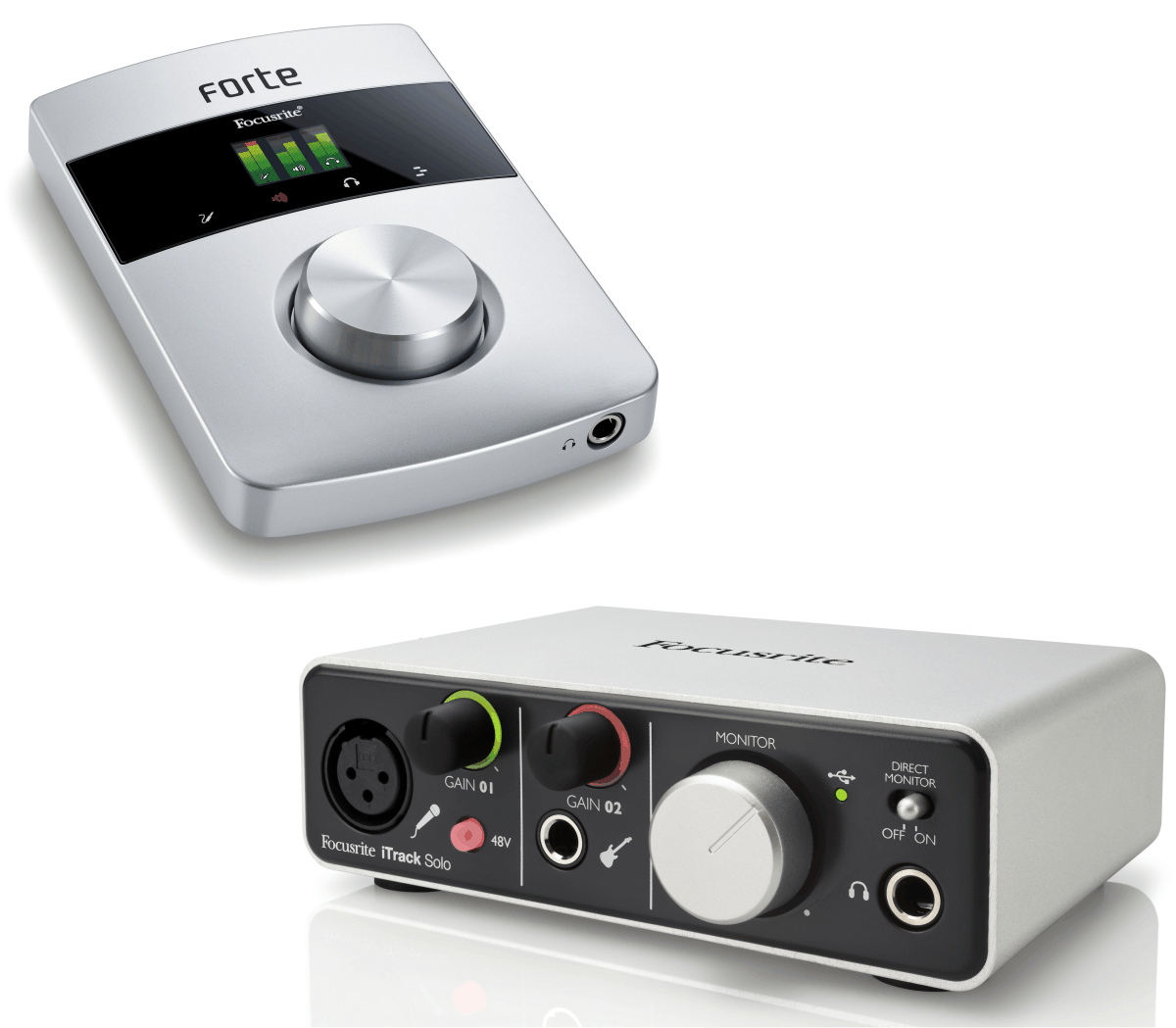 Neu: FOCUSRITE iTRACK SOLO und FORTE