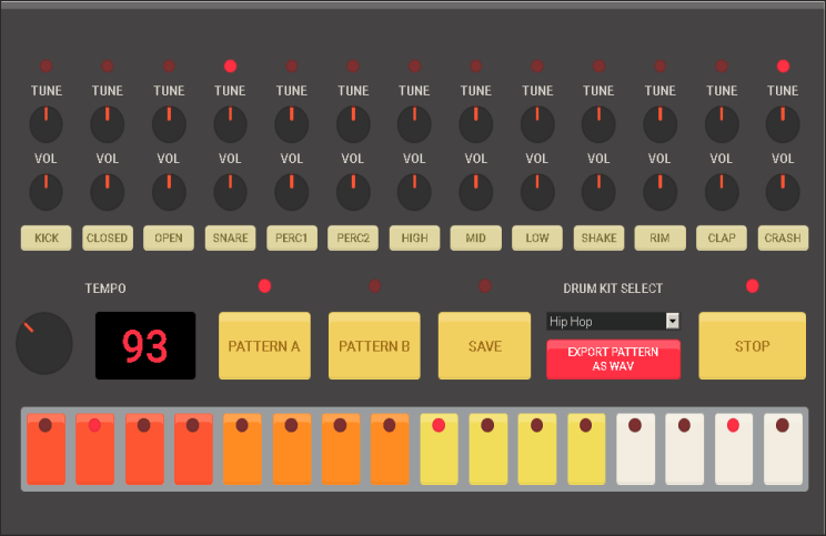 HTML5 Drummachine
