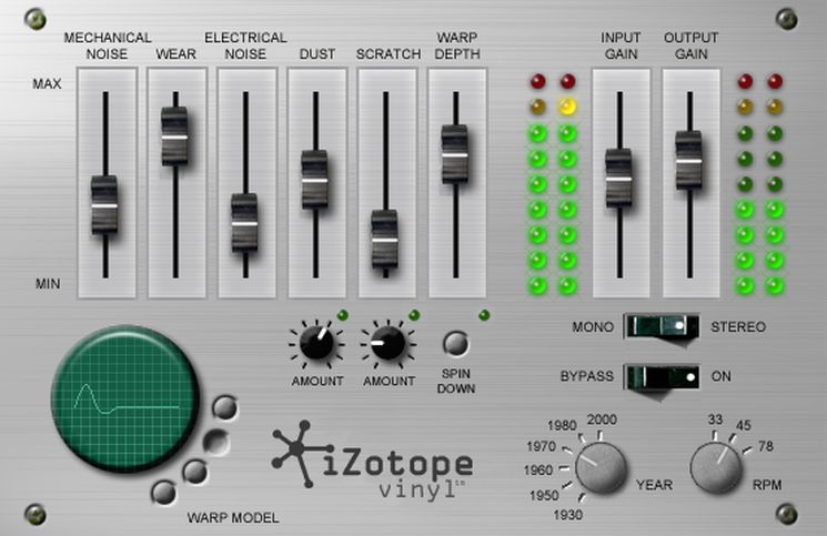 iZotope Vinyl Plugin