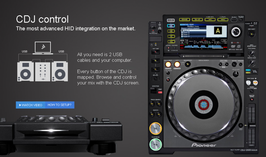 MIXVIBES CROSS v2.3 - HID mit den CDJ's