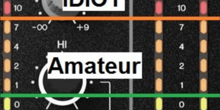 LEDs am DJ Mixer richtig interpretiert