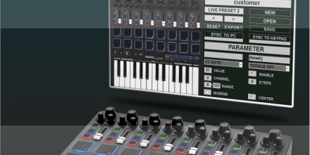 MIDI Editor für KEYPAD und KEYFADR