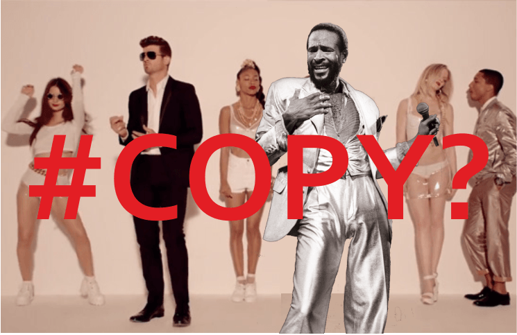 Pharrell Gaye "Blurred Lines To Give It Up"