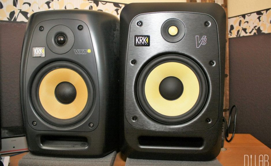 Vergleichstest: Studiomonitore KRK VXT8 vs KRK V8 S4