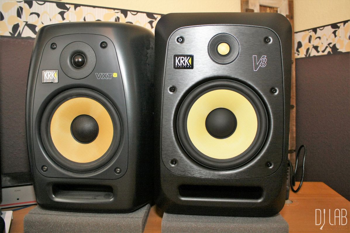 Vergleichstest: Studiomonitore KRK VXT8 vs KRK V8 S4