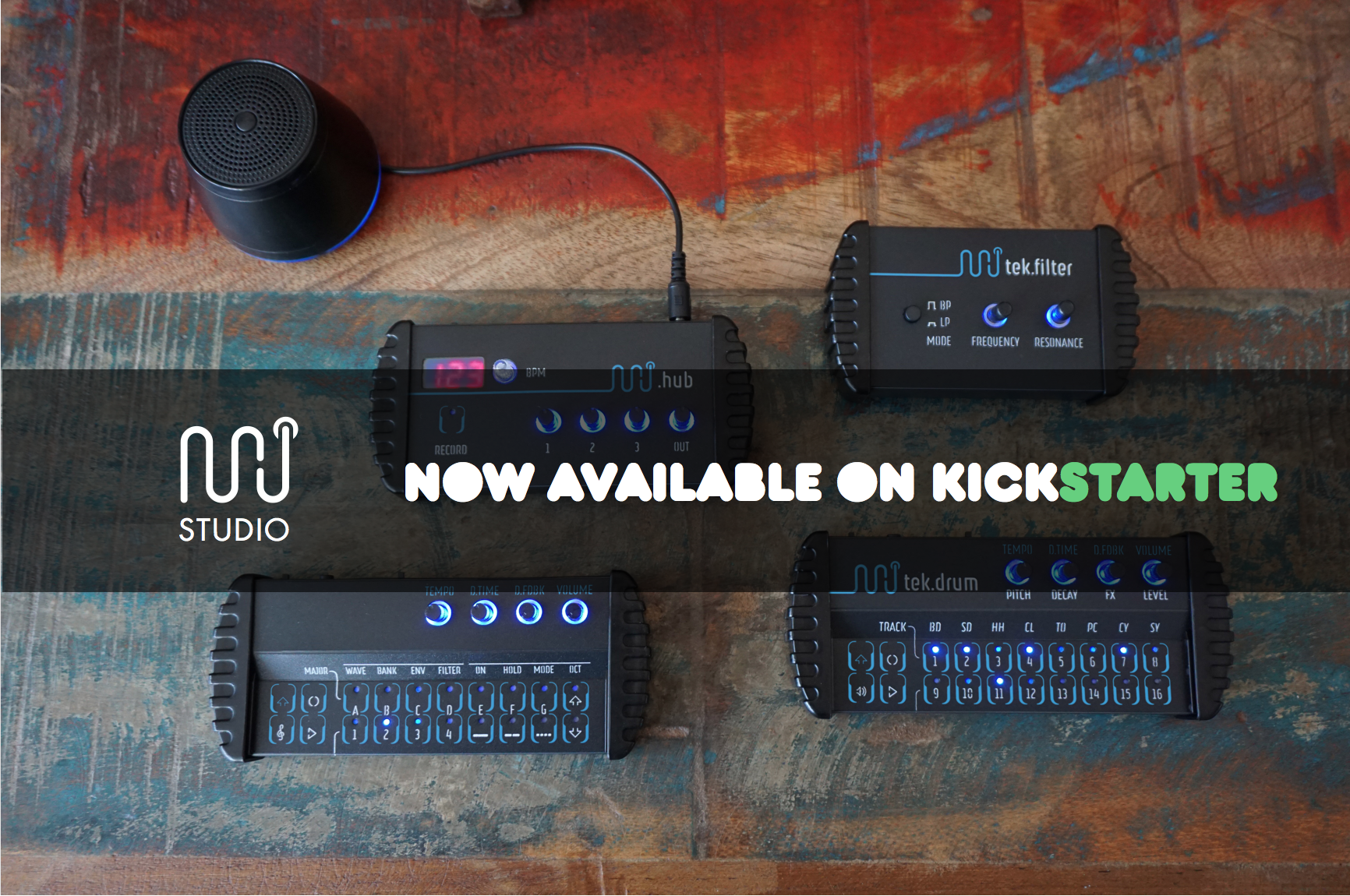 Minijam Studio - das tragbare Studio, jetzt auf Kickstarter