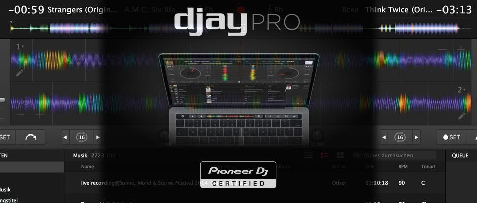Algoriddim djay Pro jetzt Pioneer zertifiziert