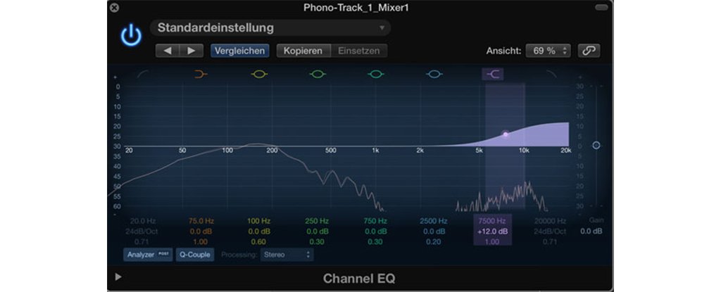 Nach dem Vinyl digitalisieren: Mastern.