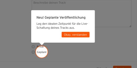 SoundCloud Update: Planen von Beiträgen