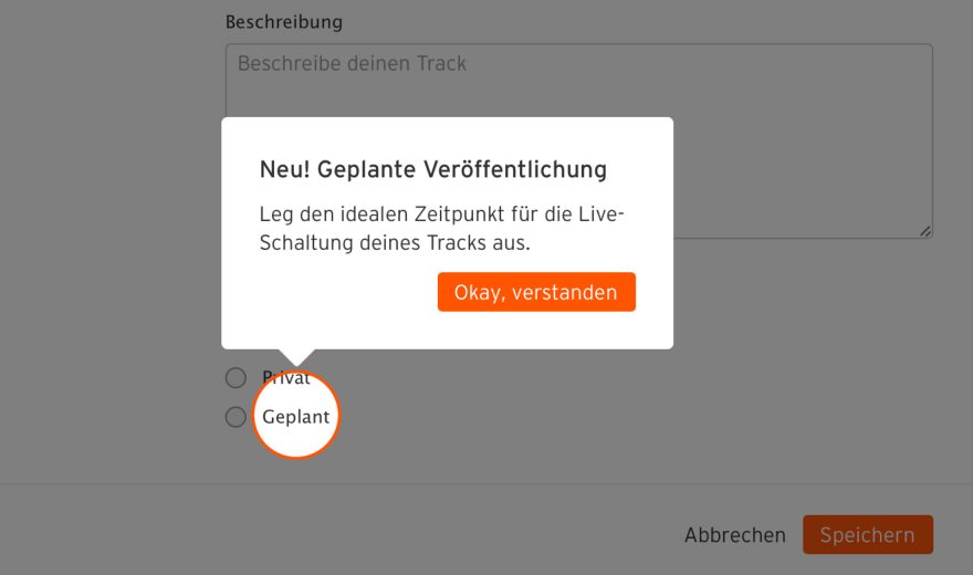 SoundCloud Update: Planen von Beiträgen