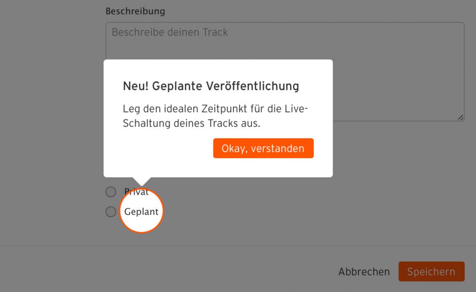 SoundCloud Update: Planen von Beiträgen