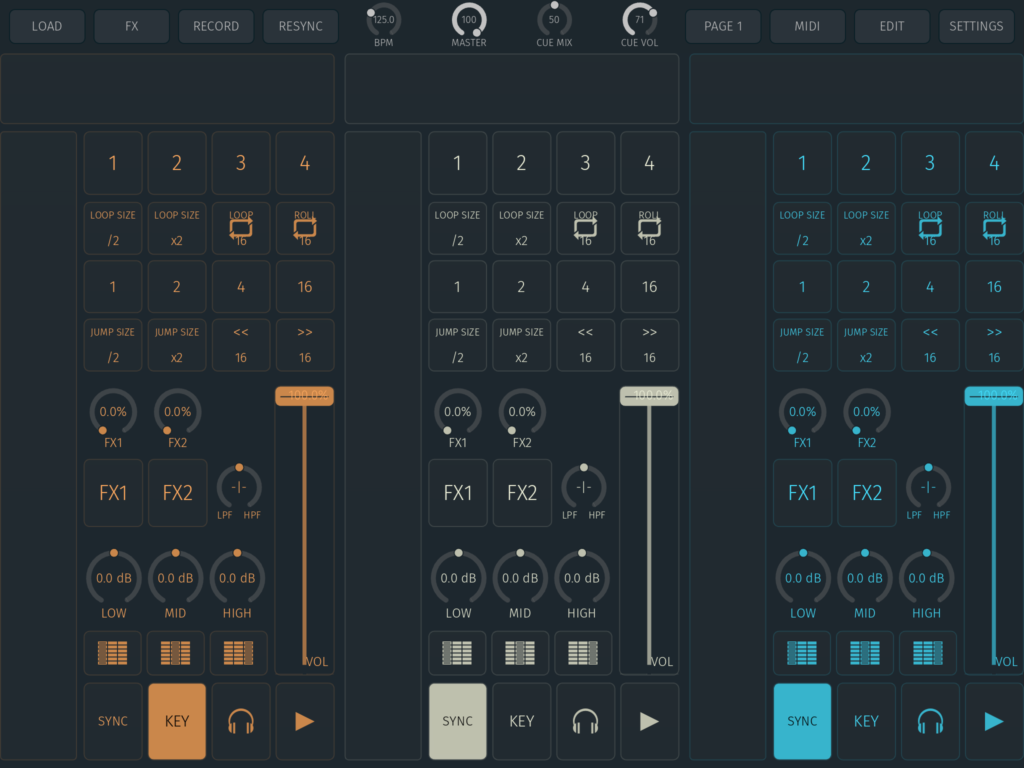 Soda drei Decks vertikal.