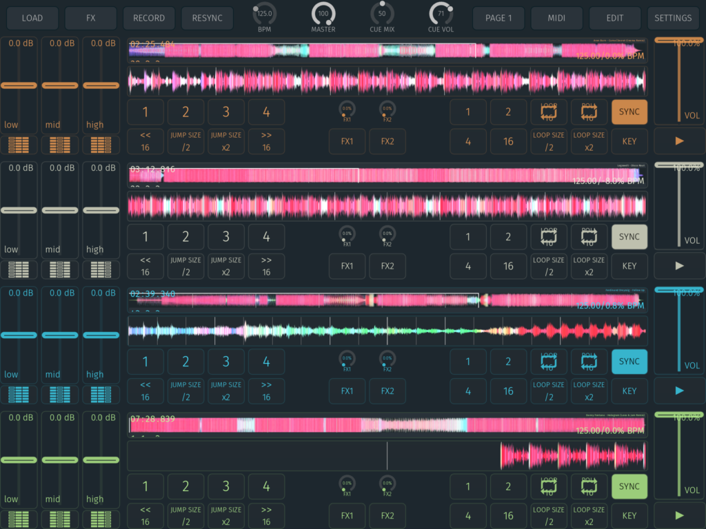 Soda vier Decks horizontal.