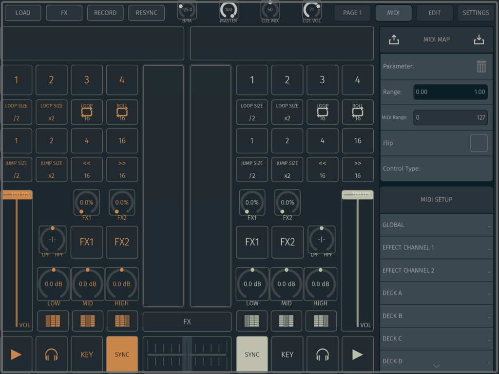 Soda kann MIDI-Learn.