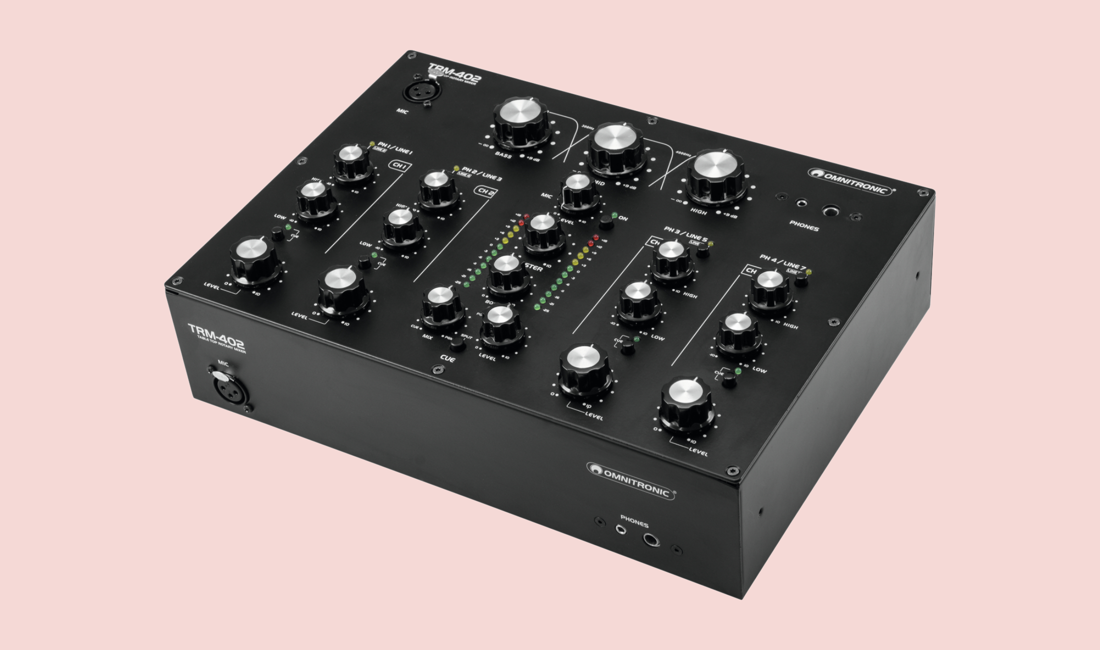 Test: Omnitronic TRM-402 – Rotary Mixer