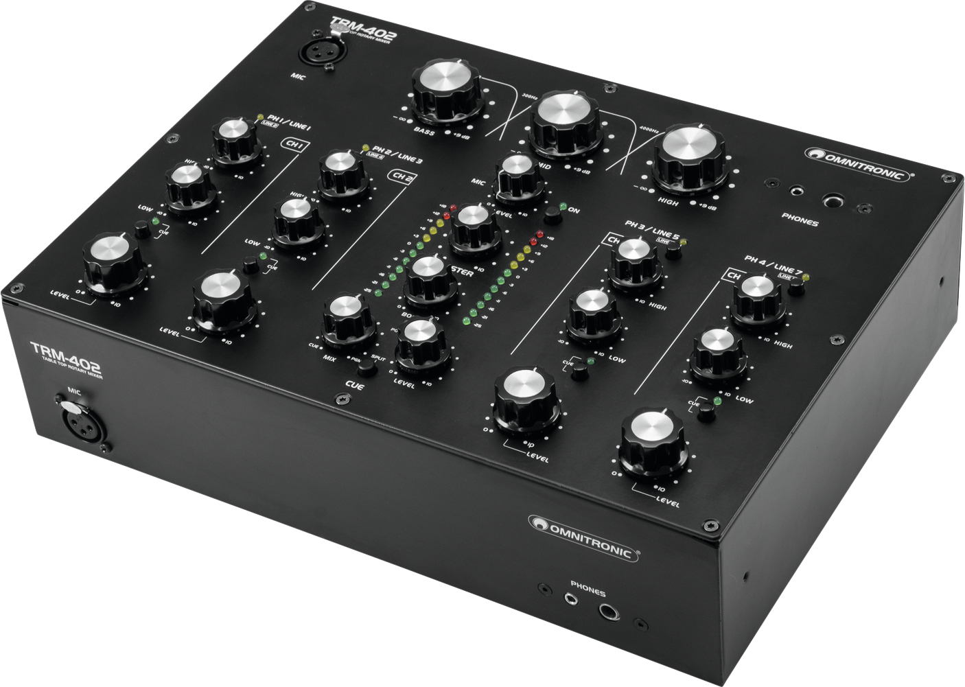 Test: Omnitronic TRM-402 – Rotary Mixer
